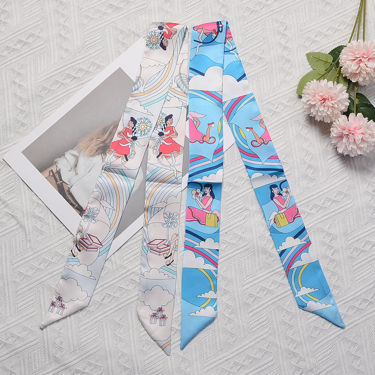 Luxury Bags Expensive - Women Hair Scarf 2024 New Brand