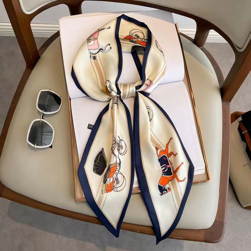 Luxury Bags Expensive - Luxury Design Silk Skinny Headwear Scarf