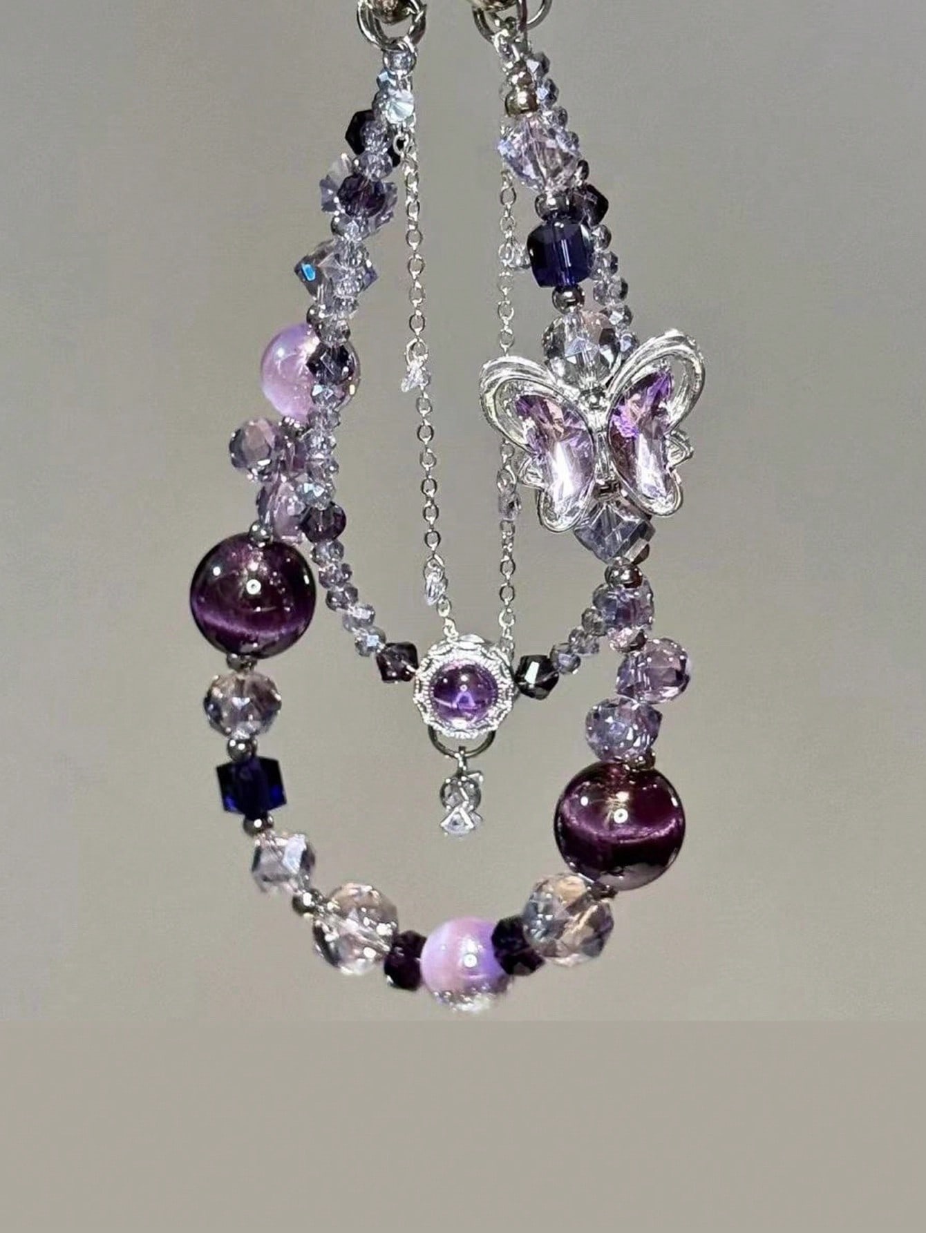 1pc Luxury Purple Butterfly Be - مراجعة Luxury Bags In وسعره