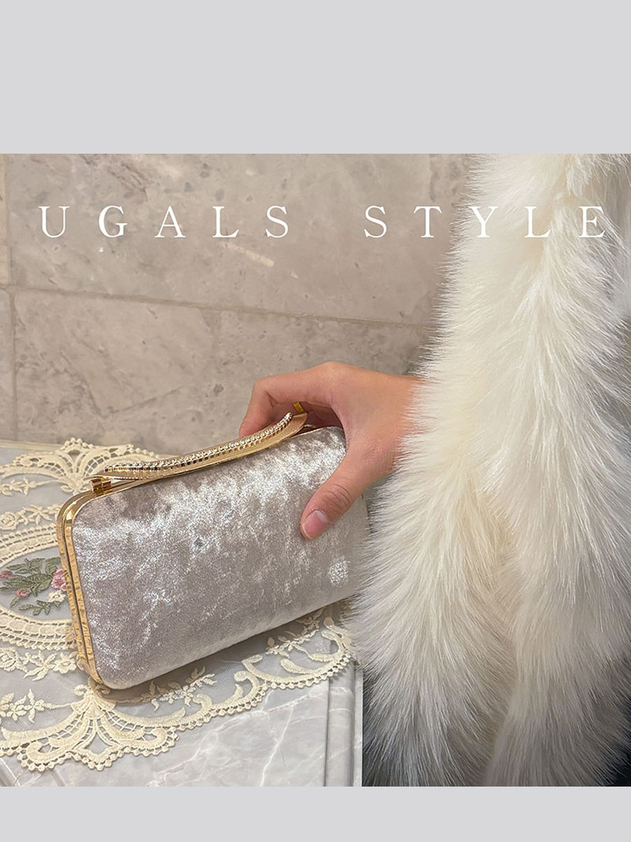 UGALS Velvet Box Bag Evening P - مراجعة Luxury Bags For Young Women وسعره