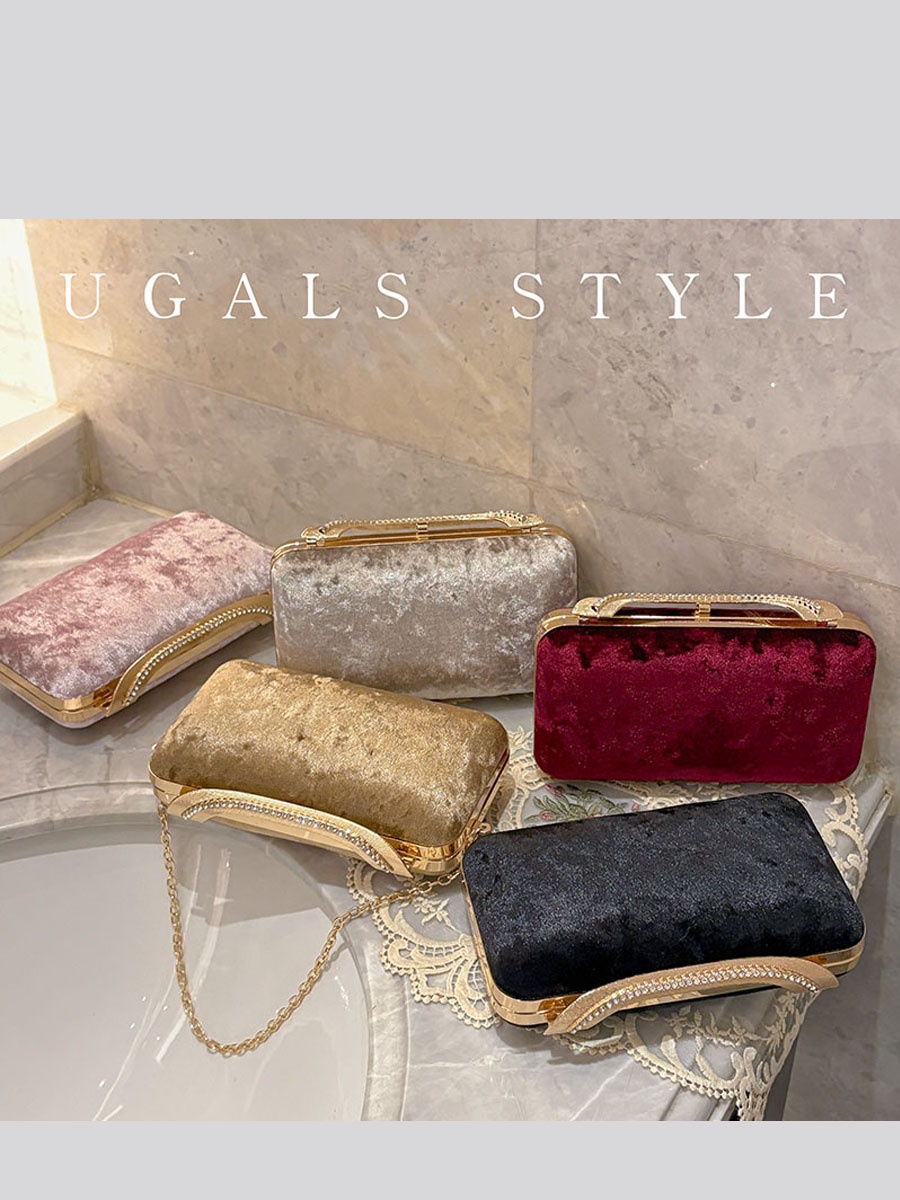 UGALS Velvet Box Bag Evening P - مراجعة Luxury Bags For Young Women وسعره