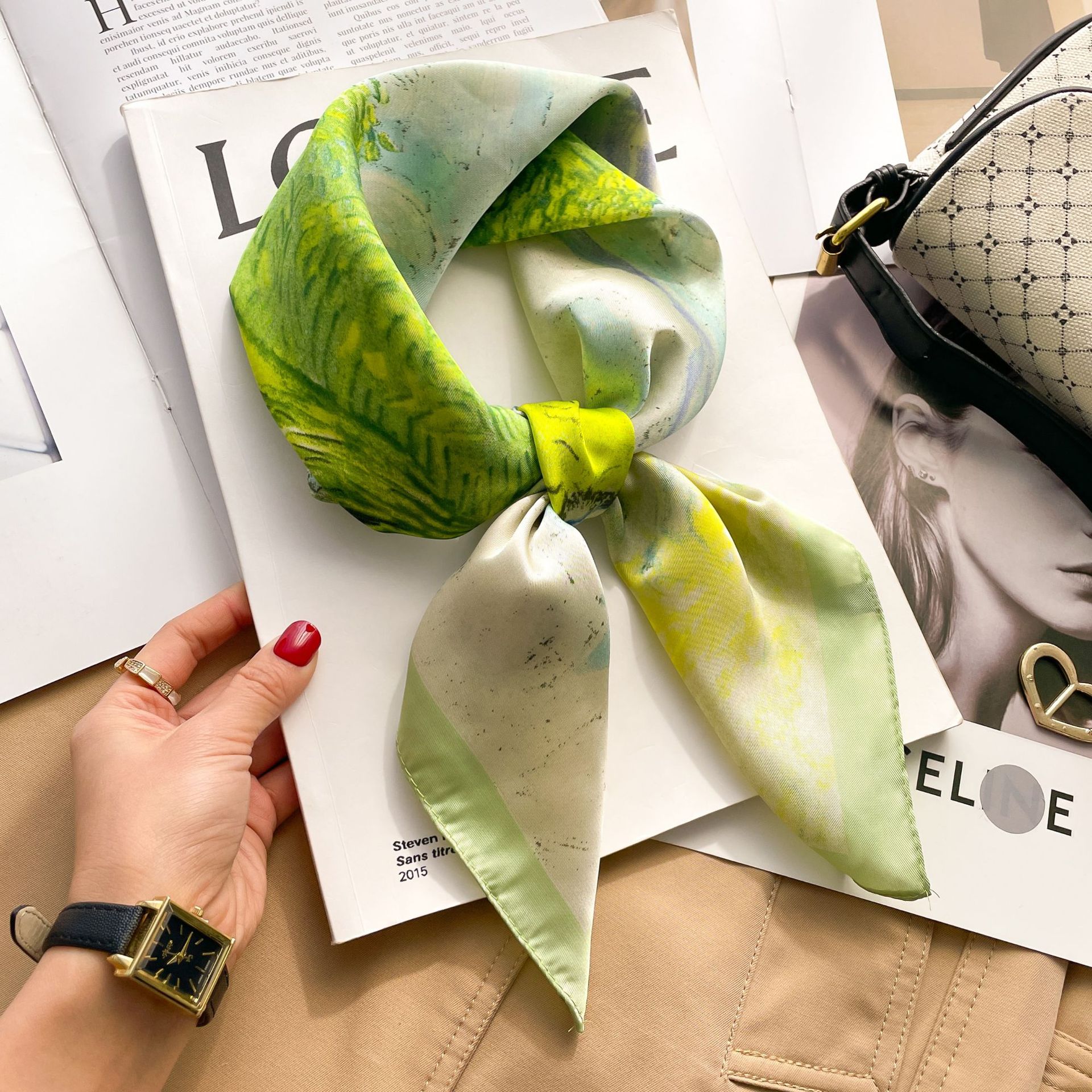 2025 Luxury Fashion Print 70*7 - مراجعة Luxury Bags Casual وسعره