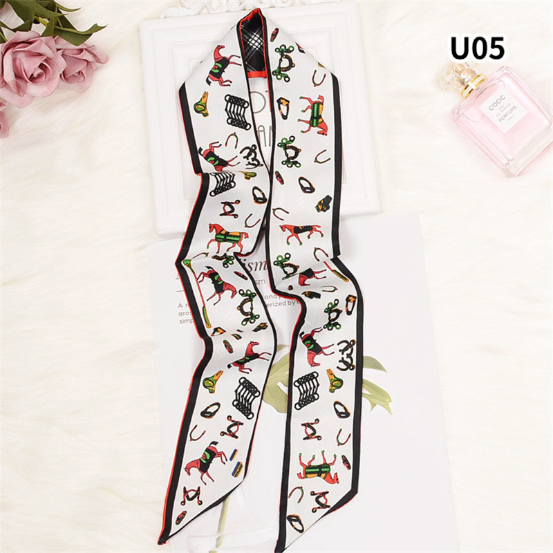 Horse Plaid Skinny Scarf Women - مراجعة Luxury Bags Expensive وسعره