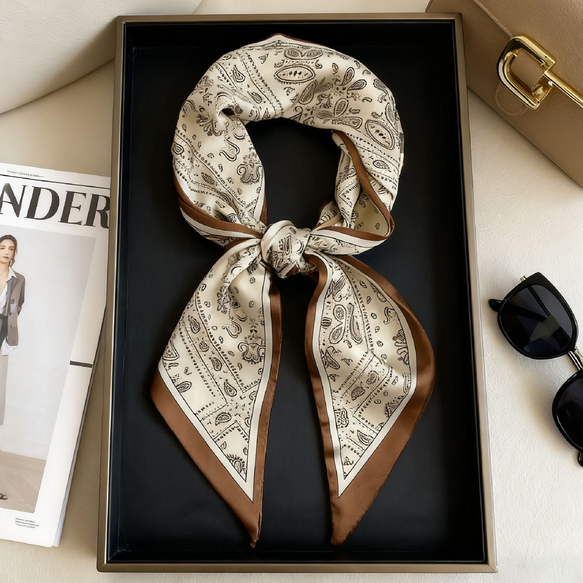 Luxury Long Neckerchief Skinny - مراجعة Luxury Bags Expensive وسعره
