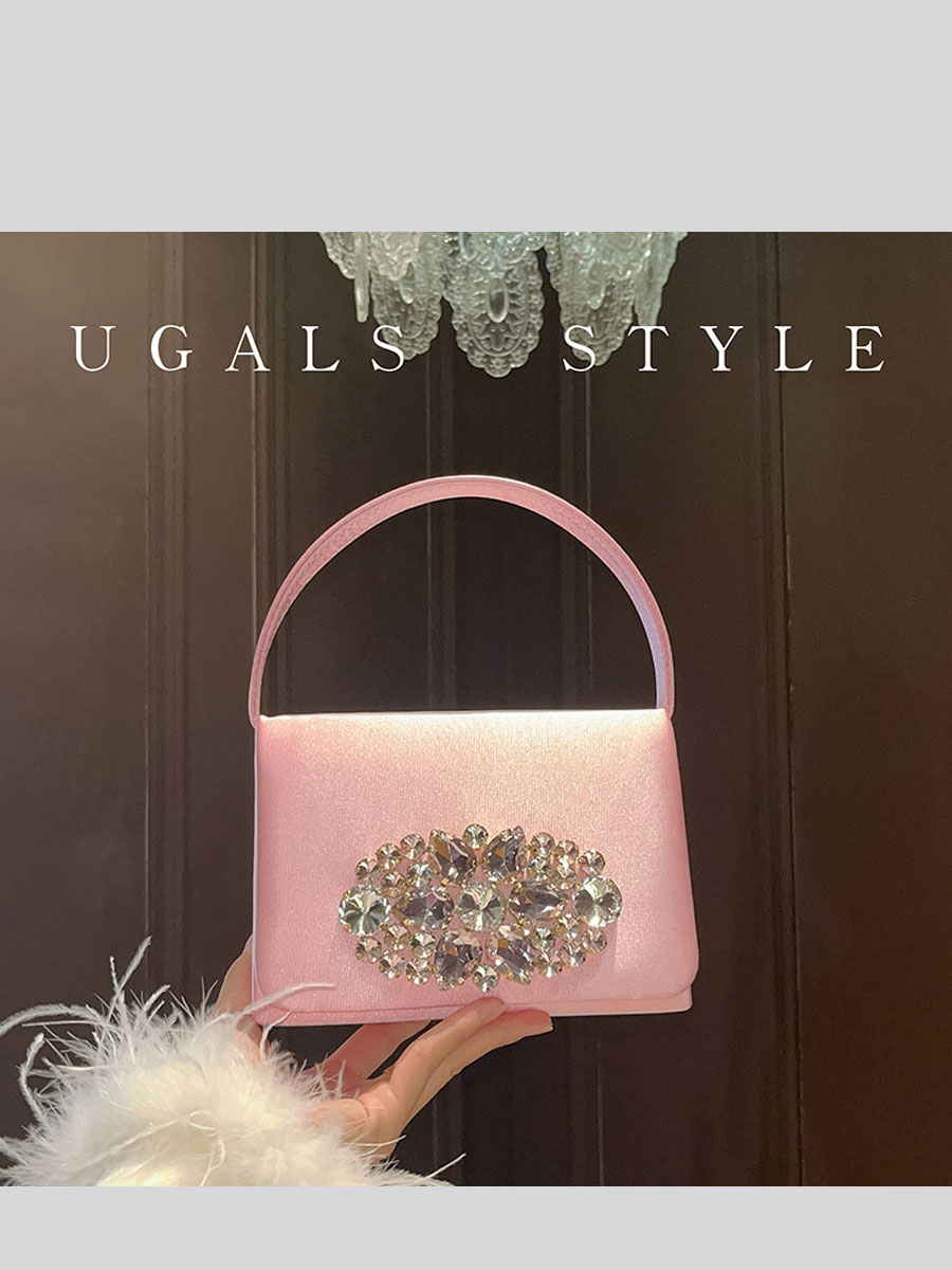 UGALS Luxury Satin Diamond Gem - مراجعة Luxury Bags For Young Women وسعره