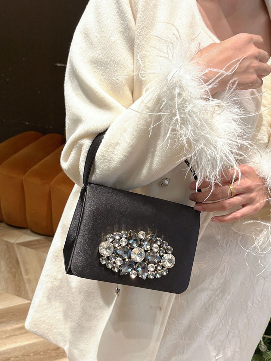UGALS Luxury Satin Diamond Gem - مراجعة Luxury Bags For Young Women وسعره