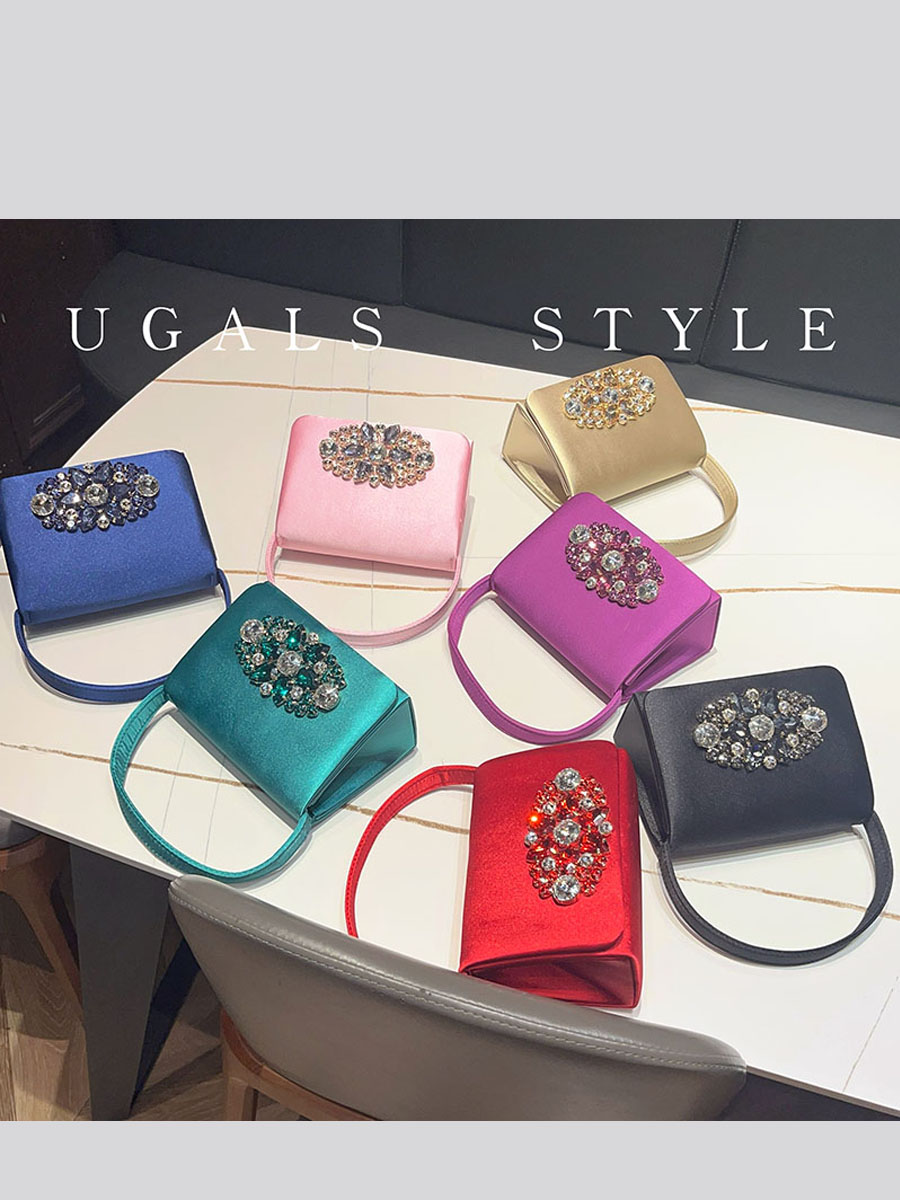 UGALS Luxury Satin Diamond Gem - مراجعة Luxury Bags For Young Women وسعره
