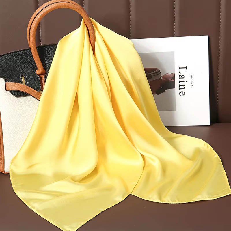 Luxury Solid Color Silk Square - مراجعة Luxury Bags Expensive وسعره