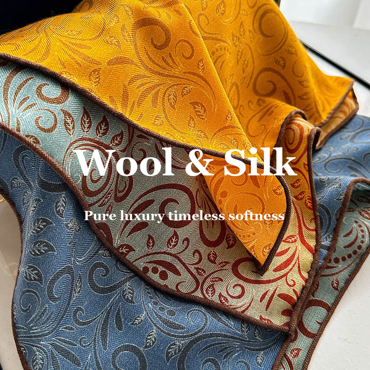 82% Wool 18% Real Silk Scarf N - مراجعة Luxury Bags Expensive وسعره