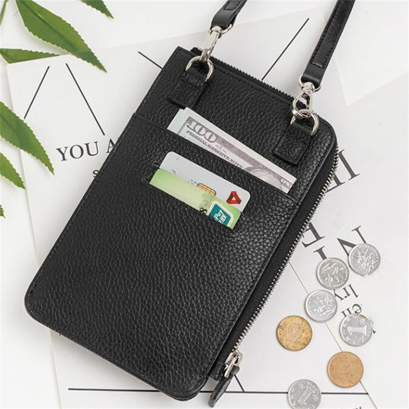 Fashion Genuine Leather Phone  - مراجعة Luxury Bags Casual وسعره