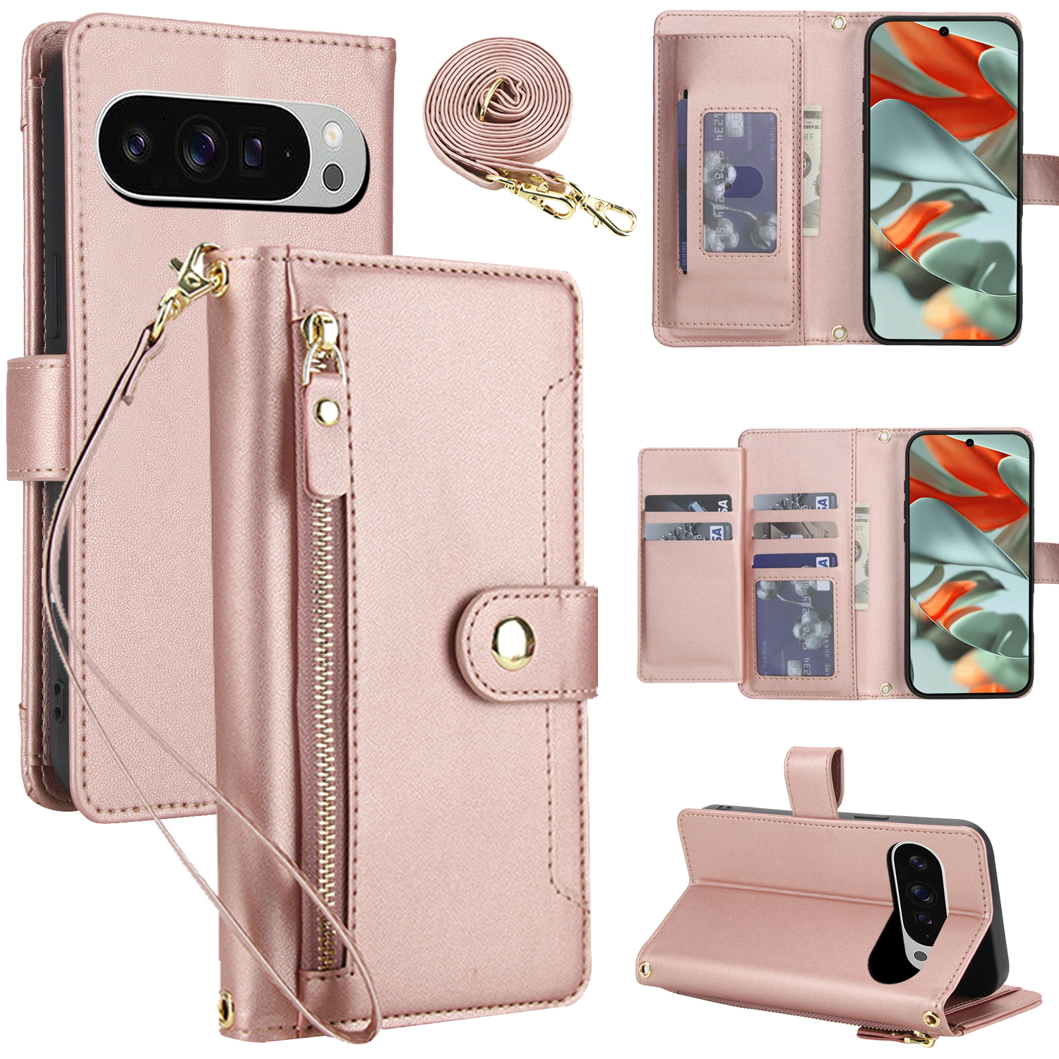 Crossbody Zipper Leather Walle - مراجعة Luxury Bags In وسعره