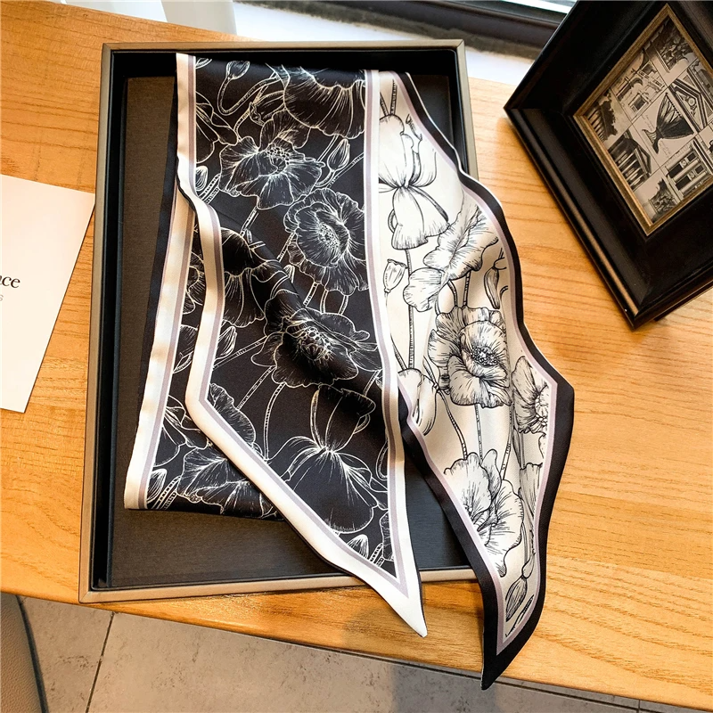 Luxury Long Silk Scarf Female  - مراجعة Luxury Bags Expensive وسعره