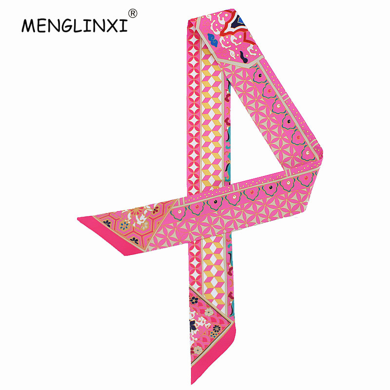 New Geometric Floral Print Sil - مراجعة Luxury Bags Expensive وسعره
