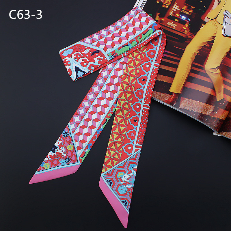 New Geometric Floral Print Sil - مراجعة Luxury Bags Expensive وسعره