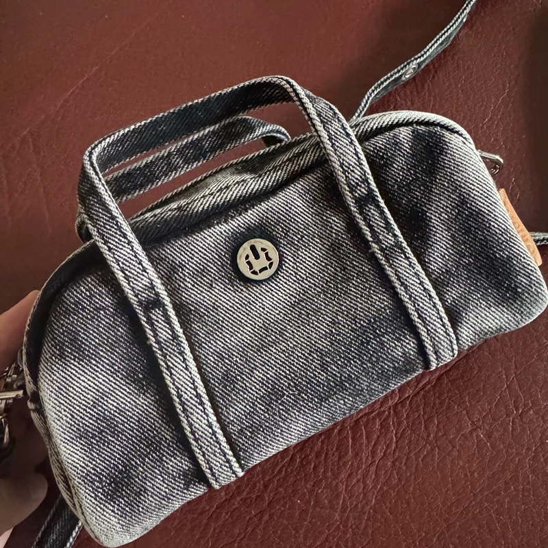 Korean Casual Mini Denim Box B - مراجعة Luxury Bags Casual وسعره