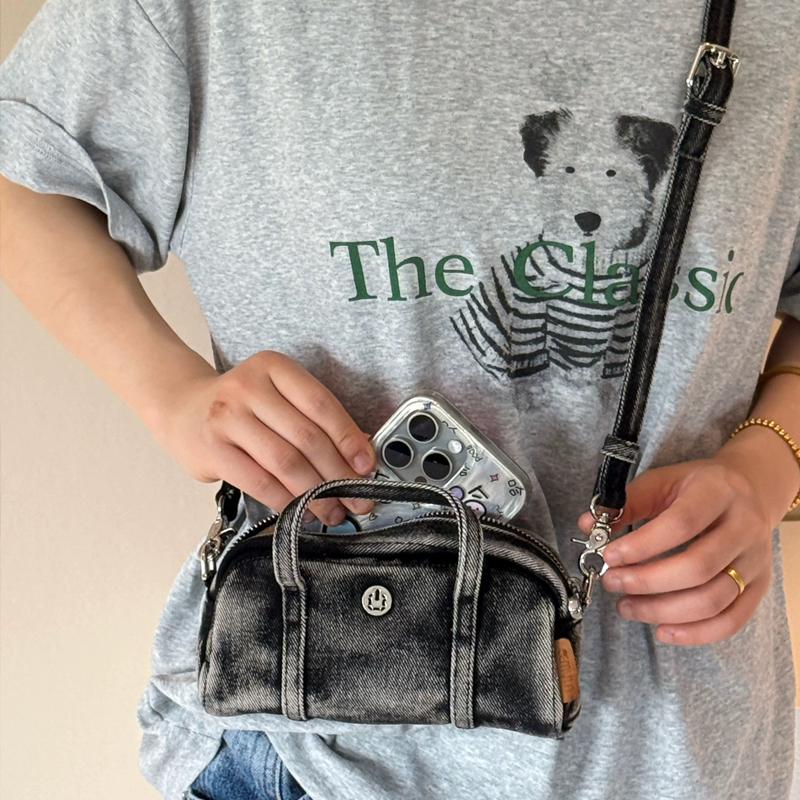 Korean Casual Mini Denim Box B - مراجعة Luxury Bags Casual وسعره