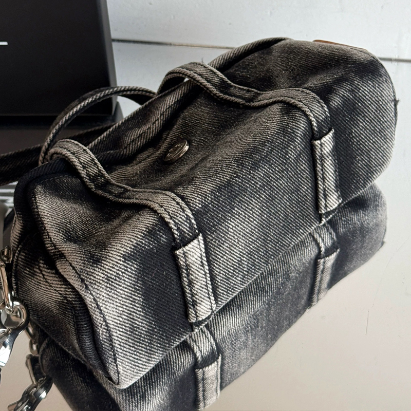 Korean Casual Mini Denim Box B - مراجعة Luxury Bags Casual وسعره