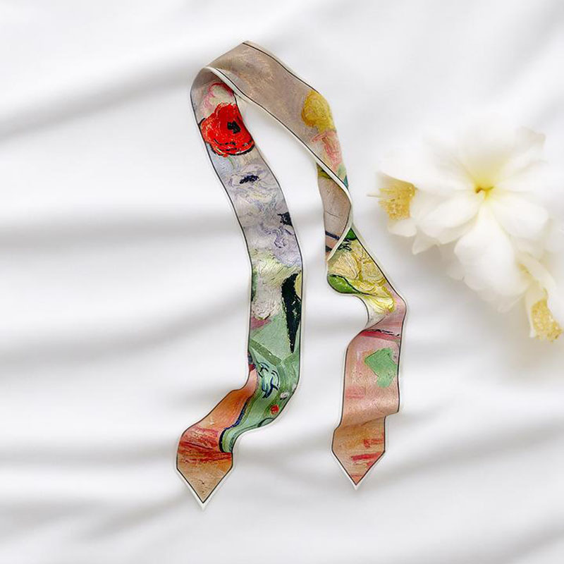 Prints Long Hairband Skinny Ne - مراجعة Luxury Bags Expensive وسعره