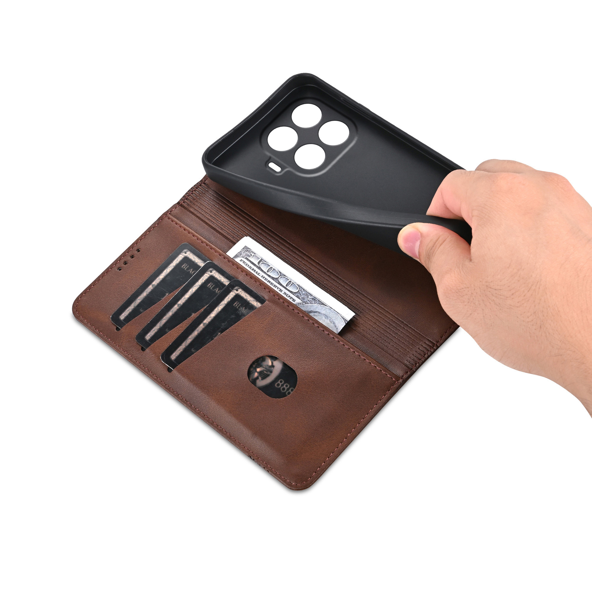 Business Flip Leather Phone Ca - مراجعة Luxury Bags In وسعره