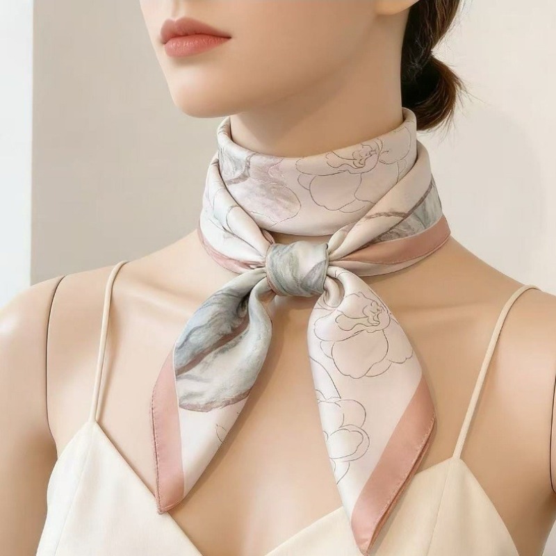 Women Luxury Silk Satin Square - مراجعة Luxury Bags Casual وسعره