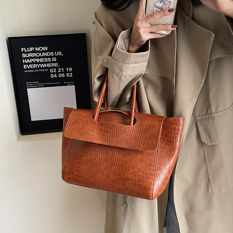 2024 New in Stone Pattern Big  - مراجعة Luxury Bags Edit وسعره